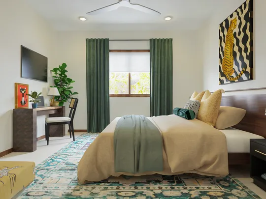 Bedroom · Eclectic designed by Jess
