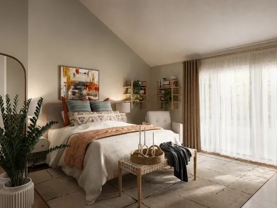 Bedroom designed by Amber