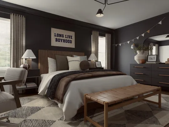 Bedroom designed by Paola