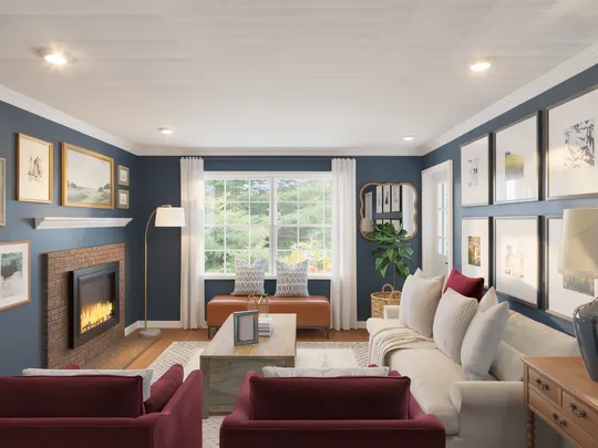 Living Room · Classic Coastal designed by Ariel
