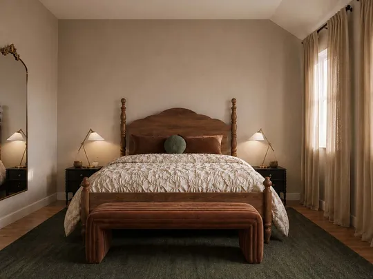 Bedroom designed by Christina