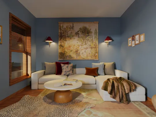Living Room · Eclectic designed by Candida