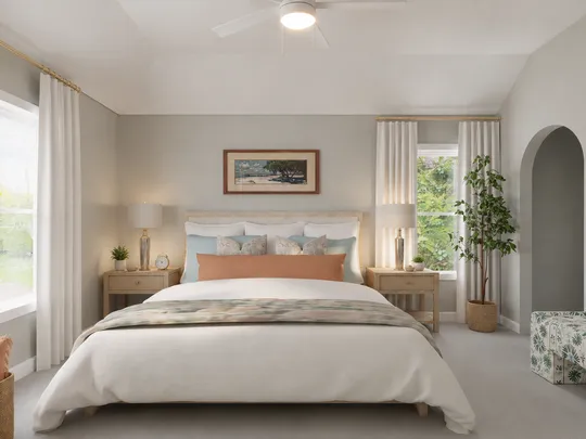 Bedroom designed by Ashley