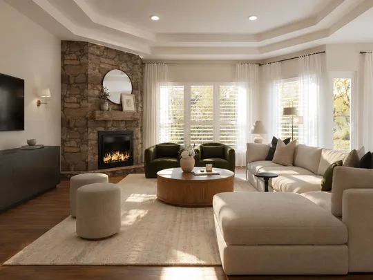 Living Room · Contemporary designed by Paulina