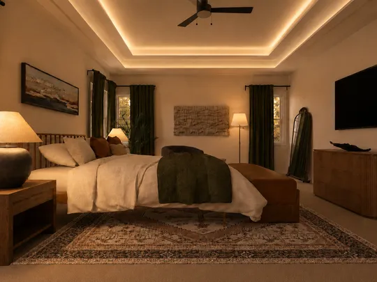 Bedroom designed by David