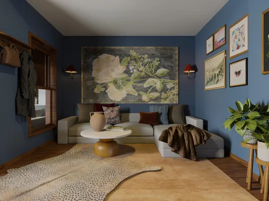 Living Room · Eclectic designed by Candida
