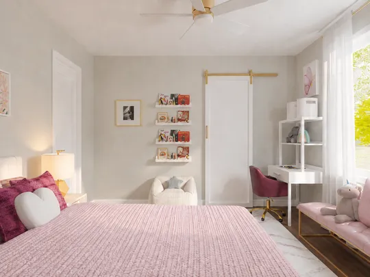 Bedroom · Contemporary designed by Julieta