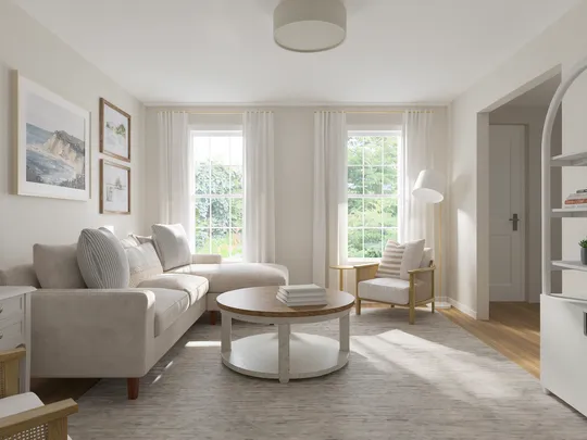 Living Room · Traditional Charm designed by Ariel