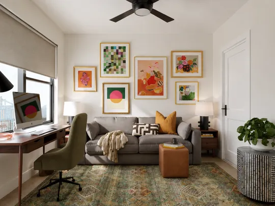 Bedroom · Midcentury Modern designed by Julieta