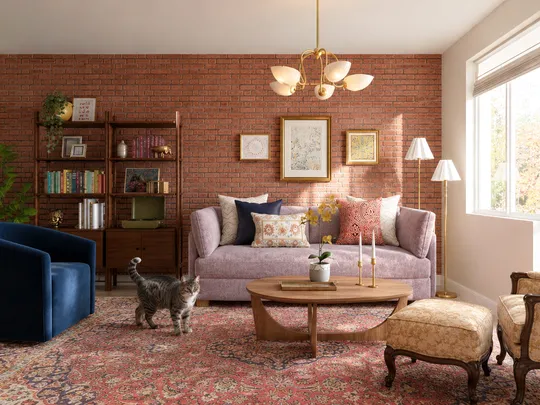 Living Room · Traditional Charm designed by Pamela