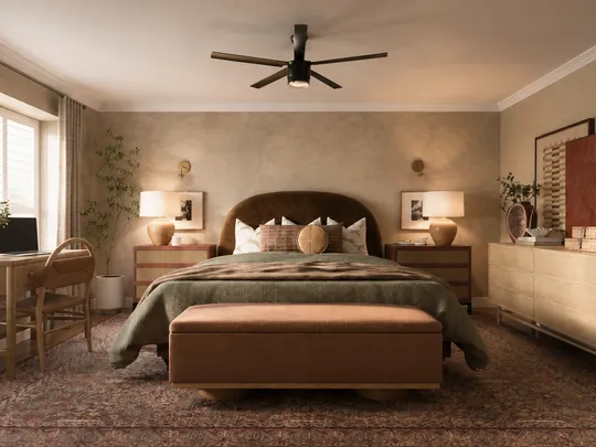 Bedroom designed by Paola