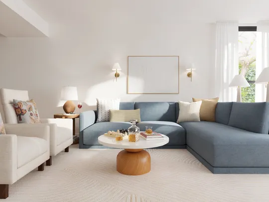 Living Room · Contemporary designed by Lilia