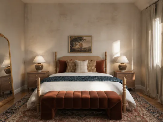 Bedroom designed by Christina