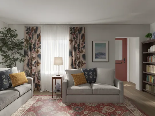 Living Room · Organic Modern designed by Ariel