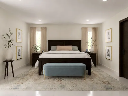 Bedroom · Organic Modern designed by Montserrat