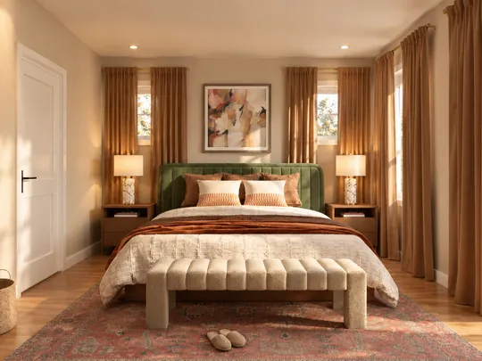 Bedroom · Eclectic designed by Katherin