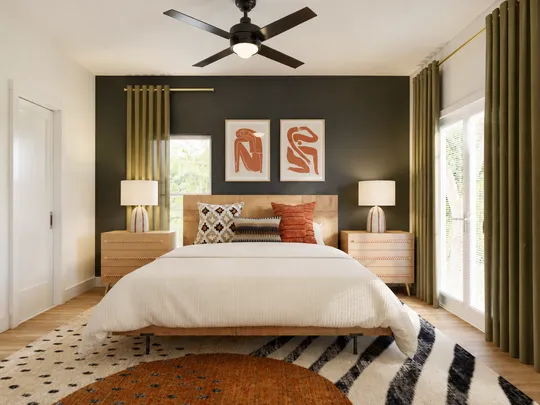Bedroom · Organic Modern designed by Katerina