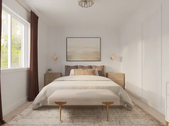 Bedroom · Contemporary designed by Brooke