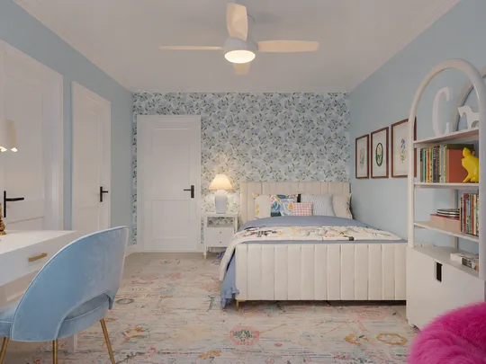 Bedroom designed by Ashley