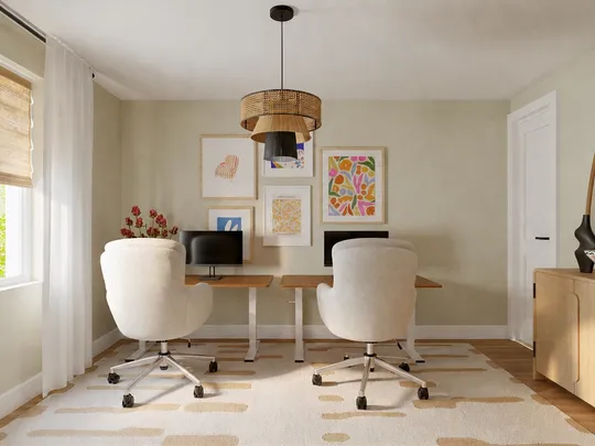 Office · Eclectic designed by Sarah