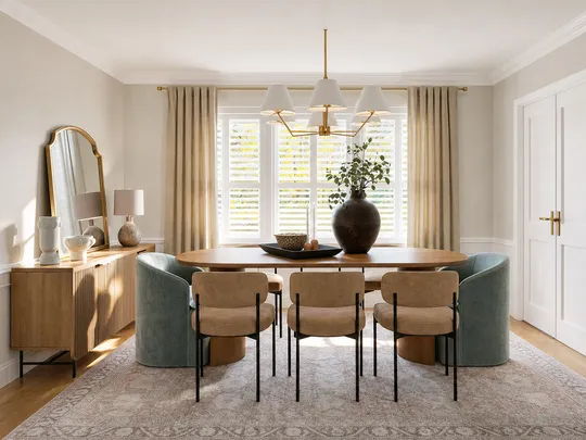 Dining Room · Warm Transitional designed by Juliana