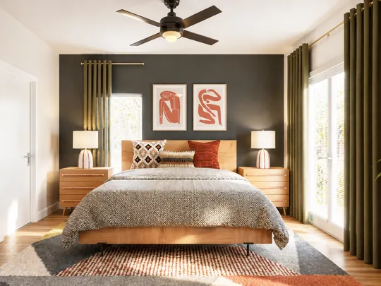 Bedroom · Organic Modern designed by Katerina