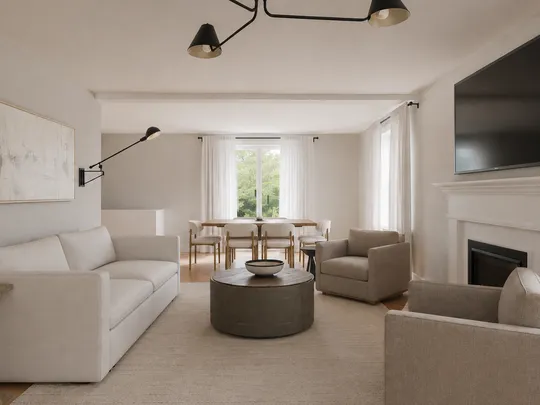 Living Room · Modern designed by Yoseika