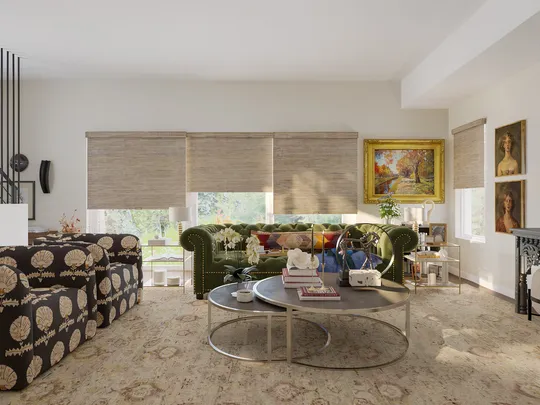 Living Room · Eclectic designed by Maria