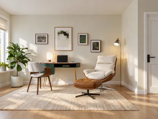 Office · Midcentury Scandi designed by Pamela