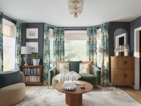 Living Room · Traditional Charm designed by Ariel