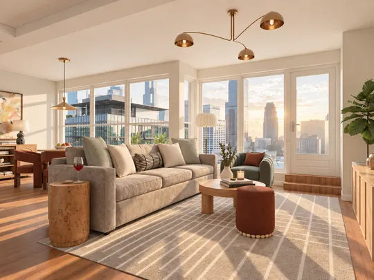 Living Room · Inspired Modern designed by Andrea