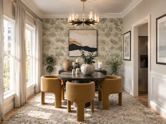 Dining Room · Glam designed by Katherin