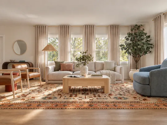 Living Room · Contemporary designed by Camila