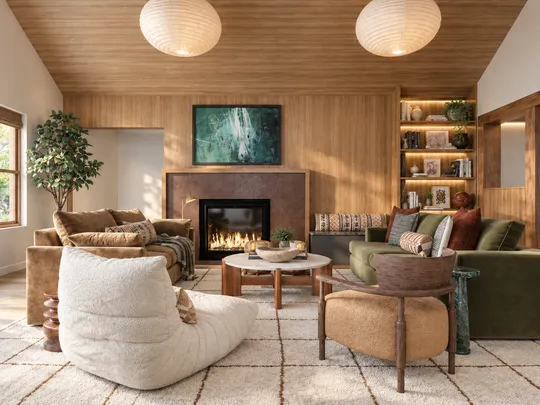 Living Room · Eclectic designed by Jess