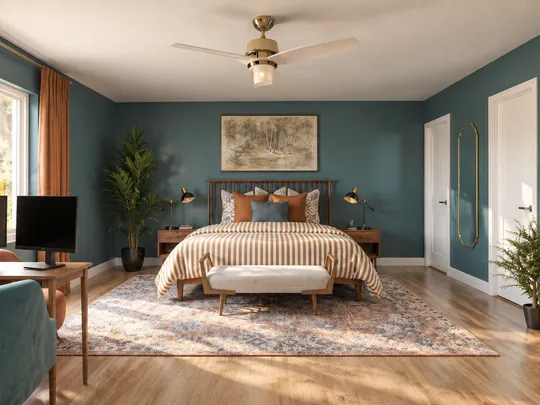 Bedroom designed by Valeria