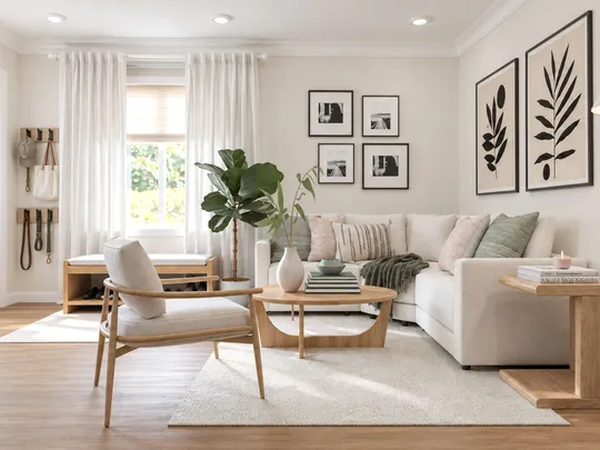 Living Room · Scandinavian designed by Montserrat