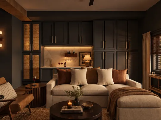 Living Room · Organic Modern designed by Ariel