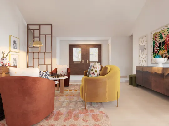 Living Room · Bohemian designed by Lilia
