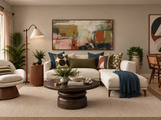 Living Room · Modern designed by Emerie