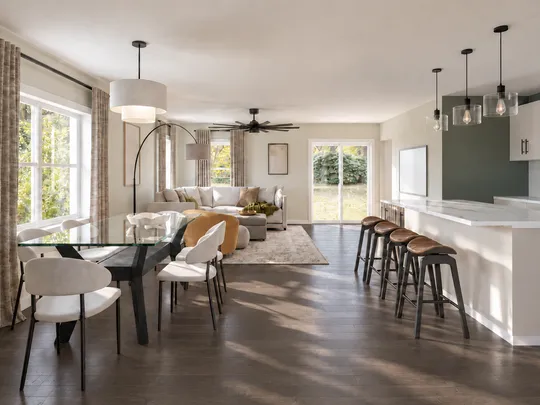 Living Room · Organic Modern designed by Cristina