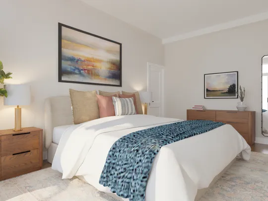 Bedroom · Midcentury Scandi designed by Mercedes