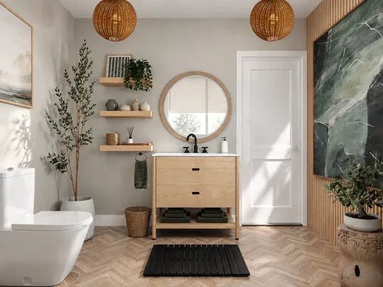 Entryway · Contemporary designed by Gabriela