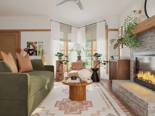 Living Room · Bohemian designed by Ceci