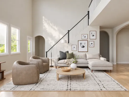 Living Room · Organic Modern designed by Cristina