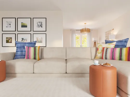Living Room · Contemporary designed by Lilia