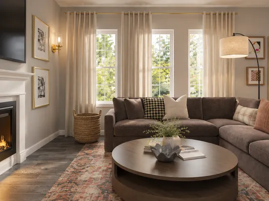 Living Room · Eclectic designed by Veronica