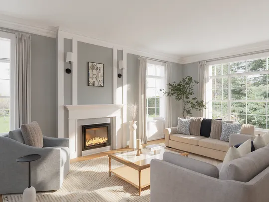 Living Room · Traditional Charm designed by Ariel