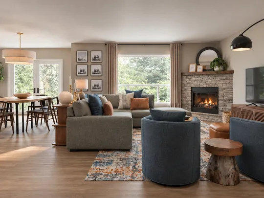 Living Room · Contemporary designed by Gabriela