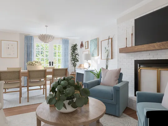 Living Room · Classic Coastal designed by Ariel
