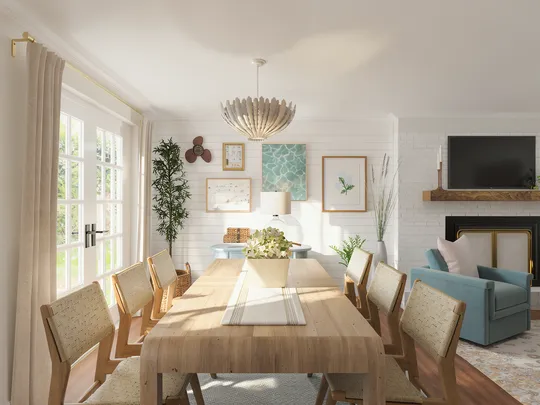Living Room · Classic Coastal designed by Ariel